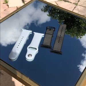 Bundle of 2 Apple Watch bands for 38 MM.